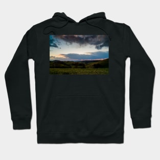 Sunset over the Kaiserstuhl, South-West Germany Hoodie